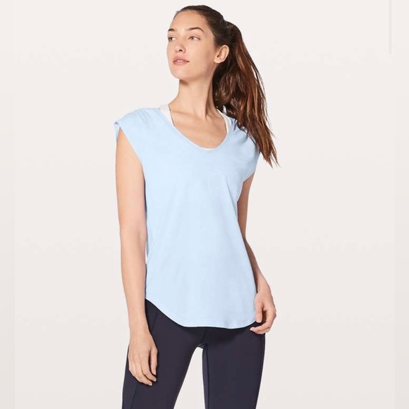 Lululemon Short Sleeve V-Neck Top - Picture 1 of 4